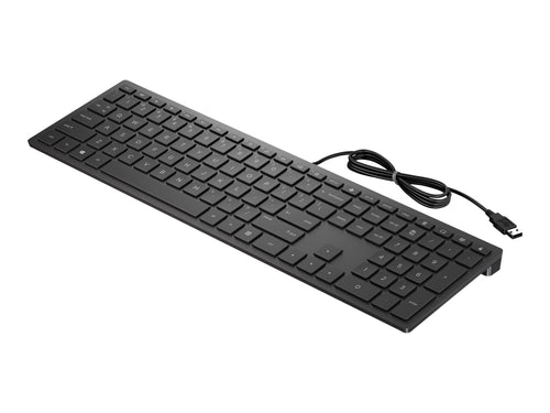 HP Pavilion USB-Tastatur – Komfortables Tippen, Französisches Layout