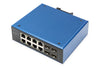 Digitus Netzwerk-Switch – 8 PoE+ Anschlüsse, robust für extreme Bedingungen