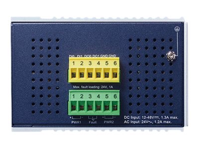 PLANET Switch – 12 Ports, für Wand- und DIN-Schienenmontage