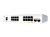 Cisco Netzwerk-Switch – 16 Anschlüsse, PoE+ für kleine Unternehmen