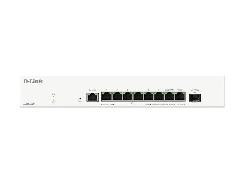 D-Link Business-Router – 7 Ports, unterstützt 15 Access Points