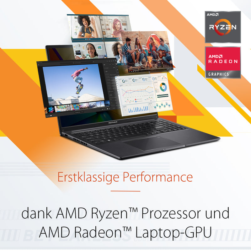 ASUS Vivobook 16" Laptop – Ryzen 5, 16 GB RAM, 1 TB SSD
