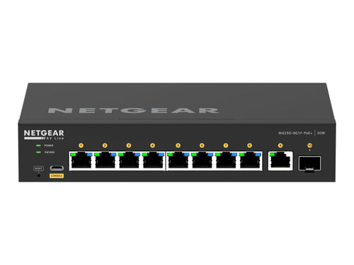 Netgear AV Line Switch – 8 PoE+ Ports, Gigabit Ethernet