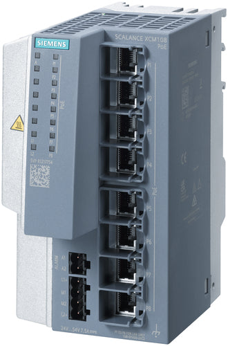 Siemens Netzwerk-Switch – 8 Ports, Power over Ethernet (PoE)