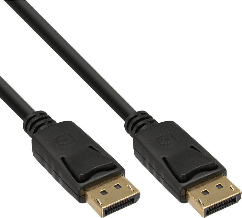 Inline DisplayPort-Kabel – 4K-Auflösung, vergoldete Kontakte, 1 m