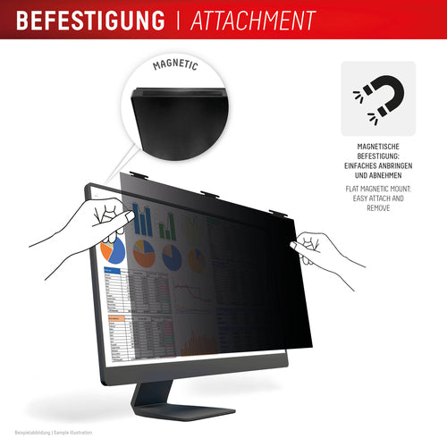 E.V.I. 27" Desktop-Monitor – Datenschutz und klare Sicht