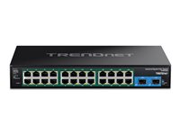 TRENDnet Rackmount Switch – 26 Ports, robust für Industrie