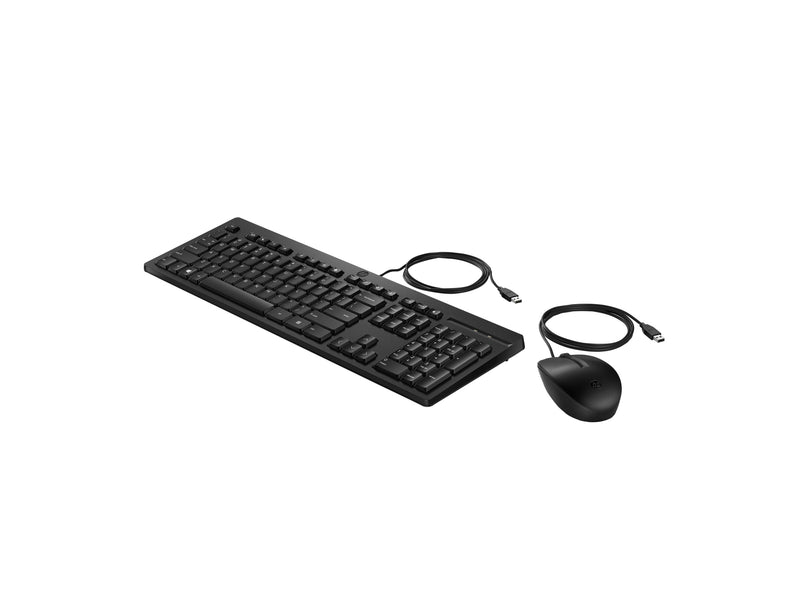 HP Tastatur-und-Maus-Set – Beidhändig, komfortables 3-Zonen-Layout