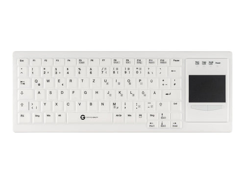 GETT Silikontastatur – Hygienisch, mit Touchpad
