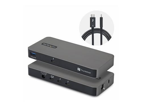 Startech 4-Port Thunderbolt Hub – 8K Display, 140W Laptop-Ladung