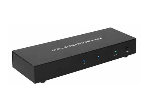 Microconnect KVM Switch – 2 PCs mit einem Bildschirm steuern