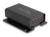 Delock USB Hub – 4 Ports, 5 kV Isolation für sichere Datenübertragung