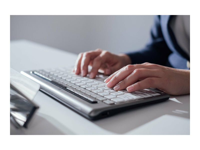 Bakker Elkhuizen S-board 840 – Kompakte USB-Tastatur mit USB-Hub