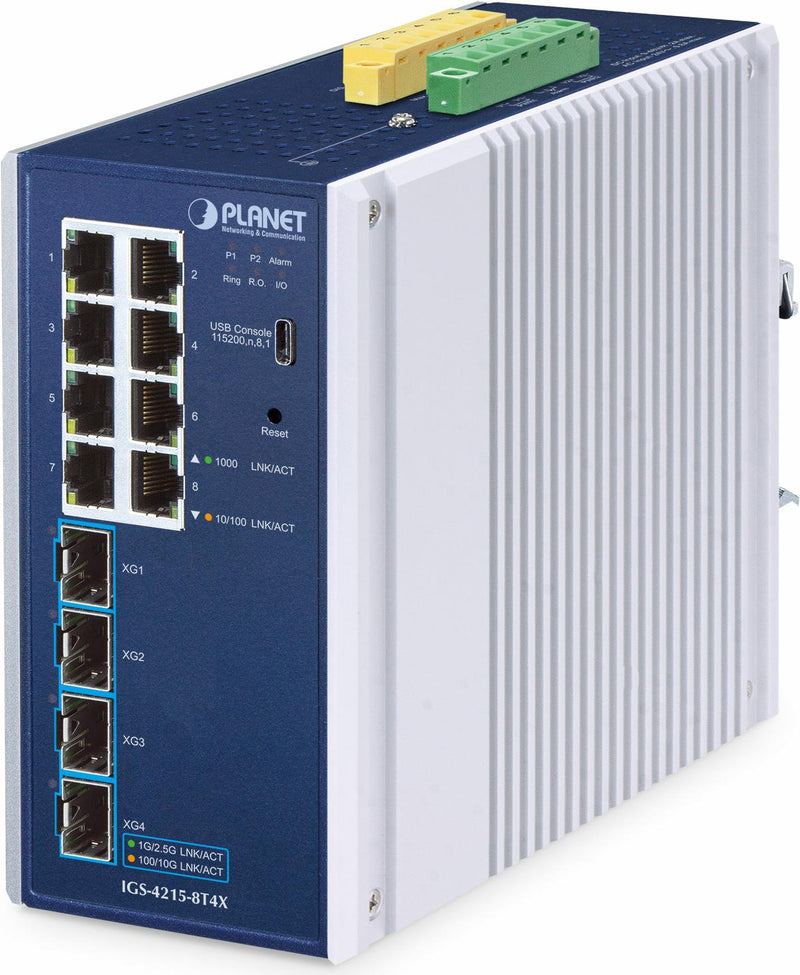 PLANET TECHNOLOGY Netzwerk-Switch – 8 Ports, für zuverlässige Verbindungen