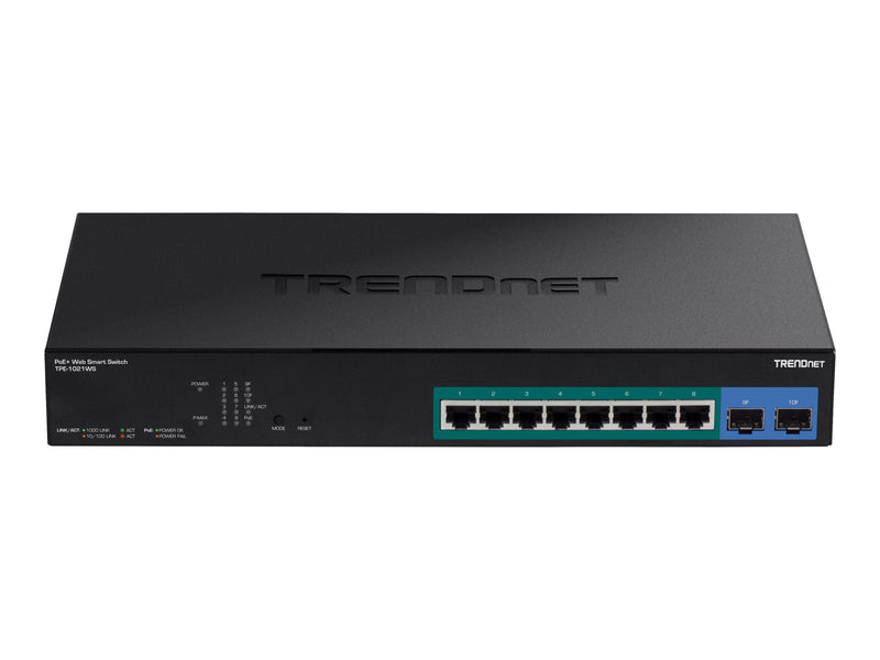 TRENDnet 10-Port Switch – Smart, PoE+ für einfache Netzwerke