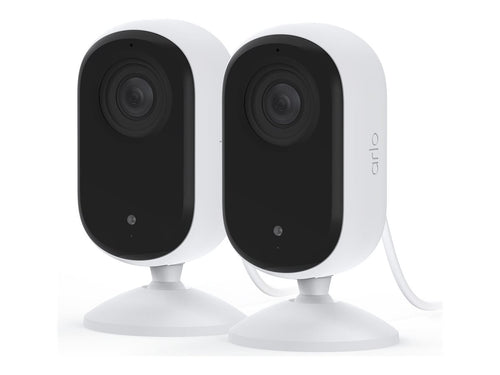 Arlo 2K Indoor-Kamera 2er-Set – WLAN, Zweiwege-Audio