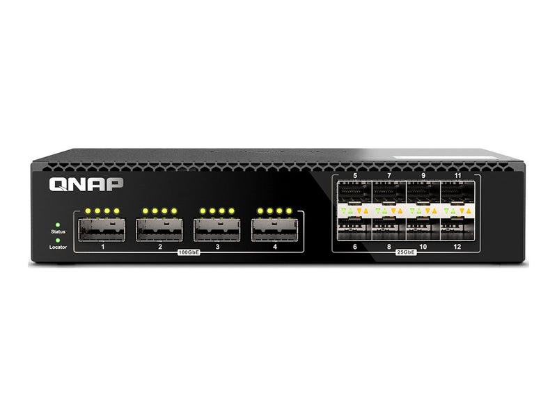 QNAP Netzwerk-Switch – 12 Anschlüsse, schnelle Datenübertragung