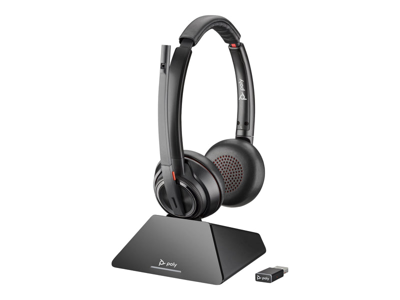 HP Poly Savi 8220 Headset – Kabellos, Noise-Cancelling