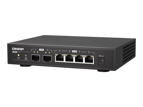 QNAP Netzwerk-Switch – 10GbE & 2,5GbE Anschlüsse, leise