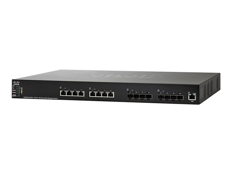 Cisco Managed Switch – 16 Anschlüsse, 10 Gigabit Ethernet