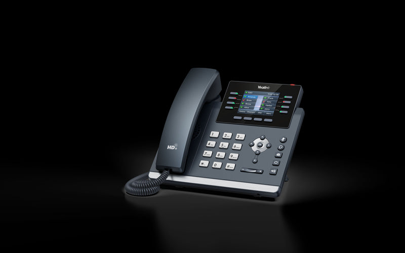 Yealink SIP-T44U VoIP-Telefon – Einfaches Anrufen, HD-Klang