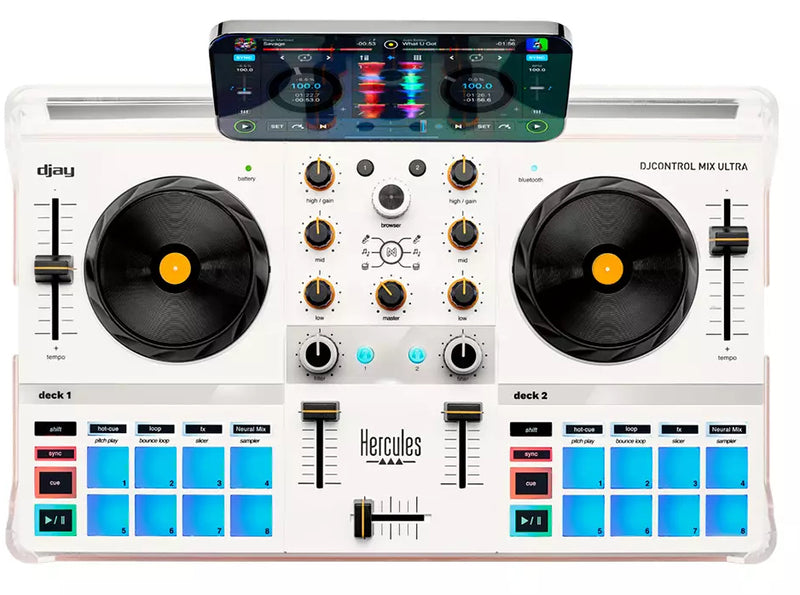 Hercules DJ-Regler – Bluetooth, Batteriebetrieben