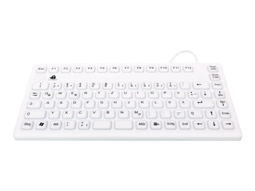 GETT Waschbare USB-Tastatur – 86 Tasten, deutsches Layout