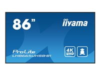 Iiyama 86" 4K Display – Ideal für Digital Signage