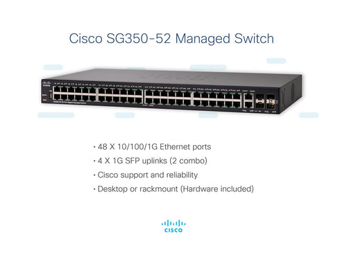 Cisco Gigabit Switch – 52 Ports, für große Netzwerke
