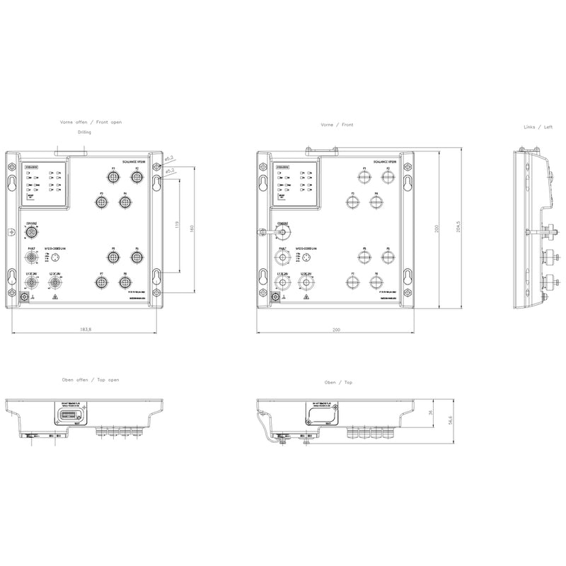 Siemens Netzwerk-Switch – 8 Ports für zuverlässige Verbindungen