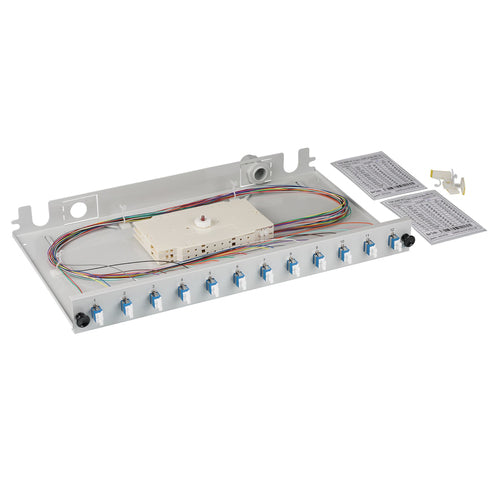 Efb Elektronik Spleißbox – Ausziehbar, 48 Pigtails, 24 Kupplungen