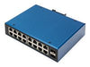 Digitus 16+2 Port Ethernet Switch – Gigabit, für DIN-Schiene