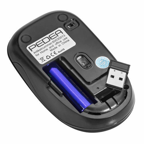 PEDEA Schnurlose Maus – Optisch, USB-Empfänger