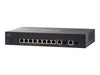Cisco Managed Switch – 10 Anschlüsse, Gigabit Ethernet