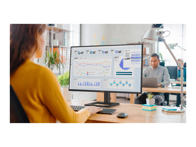 Philips 27" Monitor – 4K UHD, integrierte Lautsprecher