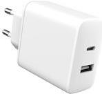 eSTUFF USB-Ladegerät – 32W, 2 Anschlüsse für Handy & Tablet