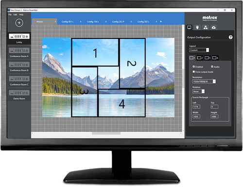 MATROX Video Wall Box – 4K-Display, Netzwerkfähig