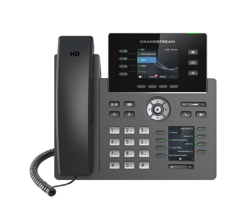 Grandstream SIP-Telefon – WLAN & Bluetooth, 4 Leitungen