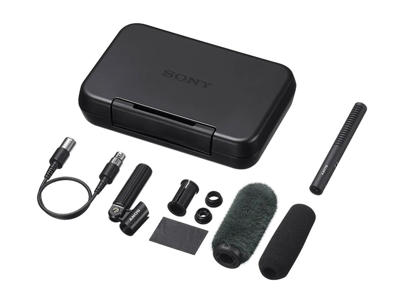 Sony ECM-778 Shotgun Mikrofon – Hochauflösendes Audio, XLR-Anschluss