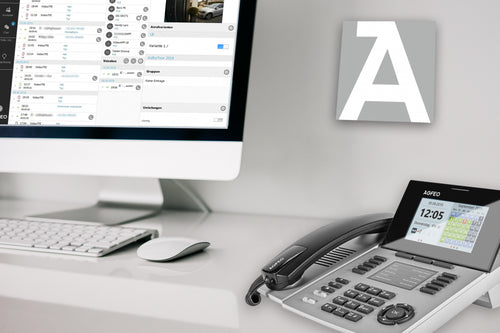 Agfeo Systemtelefon – Farbdisplay, Annäherungssensor