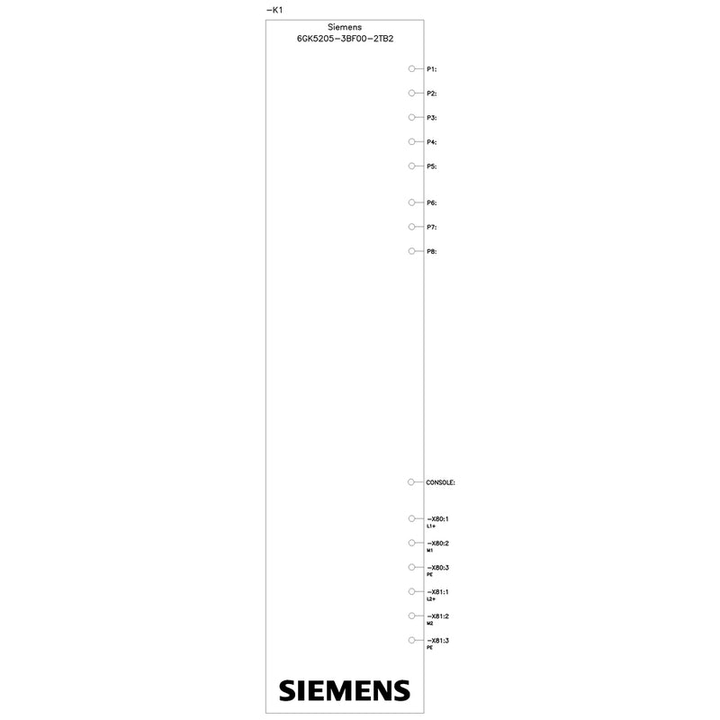 Siemens Netzwerk-Switch – 5 Ports, robustes Design