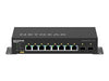 Netgear Managed Switch – 10 Anschlüsse, PoE+ Unterstützung