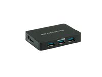 VALUE USB 3.0 Desktop Hub – 7 Anschlüsse, mit Netzteil