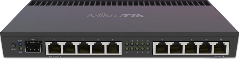 MikroTik Router – 10 Gigabit Ethernet, PoE-fähig