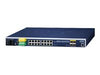 PLANET Switch – 20 Anschlüsse, Rack-montierbar