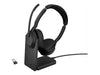 Jabra Evolve2 55 Headset – Bluetooth, kabellos, inkl. Ladestation