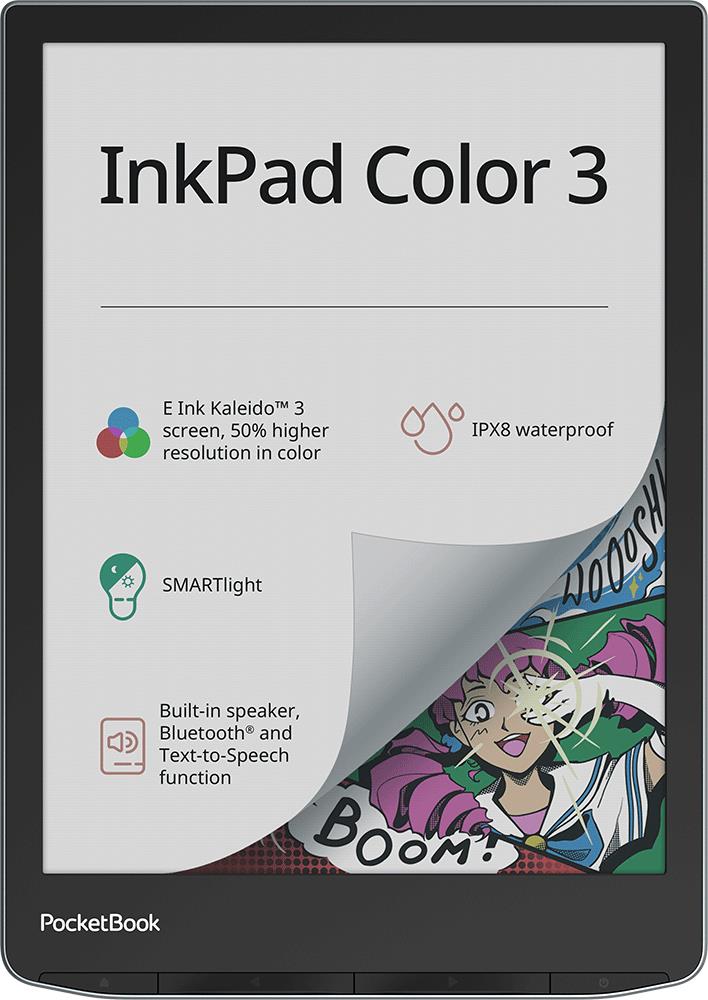 PocketBook InkPad Color 3 – Farbdisplay, 32 GB Speicher
