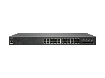 SonicWall Netzwerk-Switch – 24 PoE+ Anschlüsse, 10 Gigabit SFP+