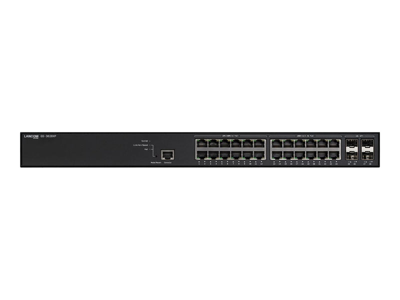 Lancom Netzwerk-Switch – 28 Anschlüsse, PoE+ Unterstützung