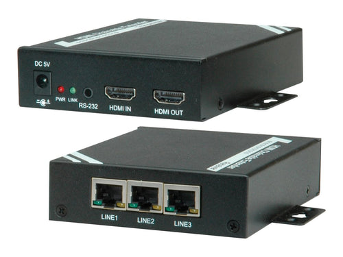 Roline HDMI Extender – Video/Audio über 100m mit Cat.5/6